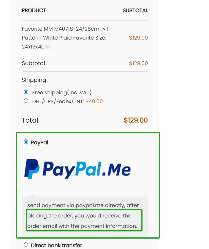 pay hotel paypal